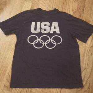 Vintage Look Olympic USA T-shirt Youth Large